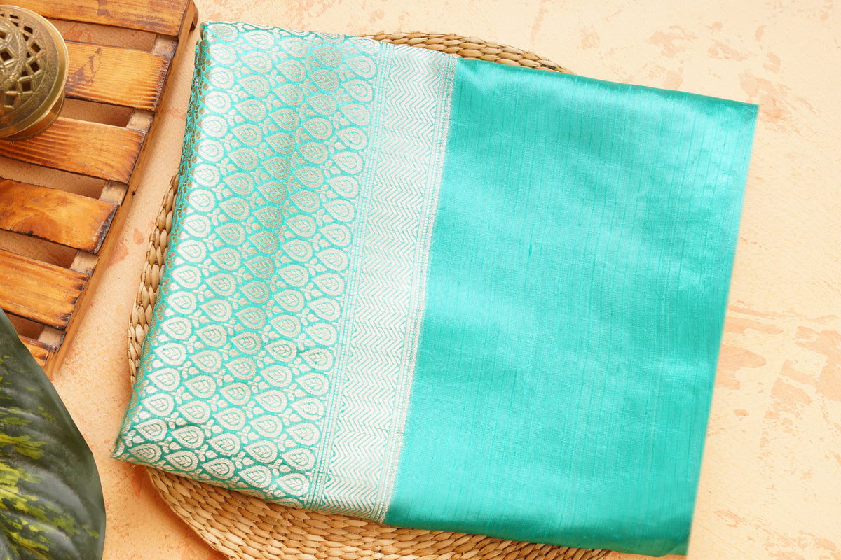 Pure Banarasi Malabar Silk Purple Zari Saree – Handwoven Vertical Stripe Silk with Banarasi Border